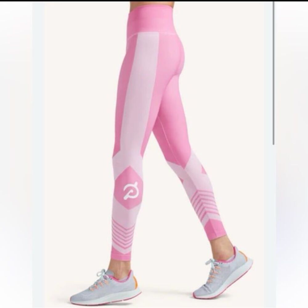 Peloton Seamless Leggings pink L EUC